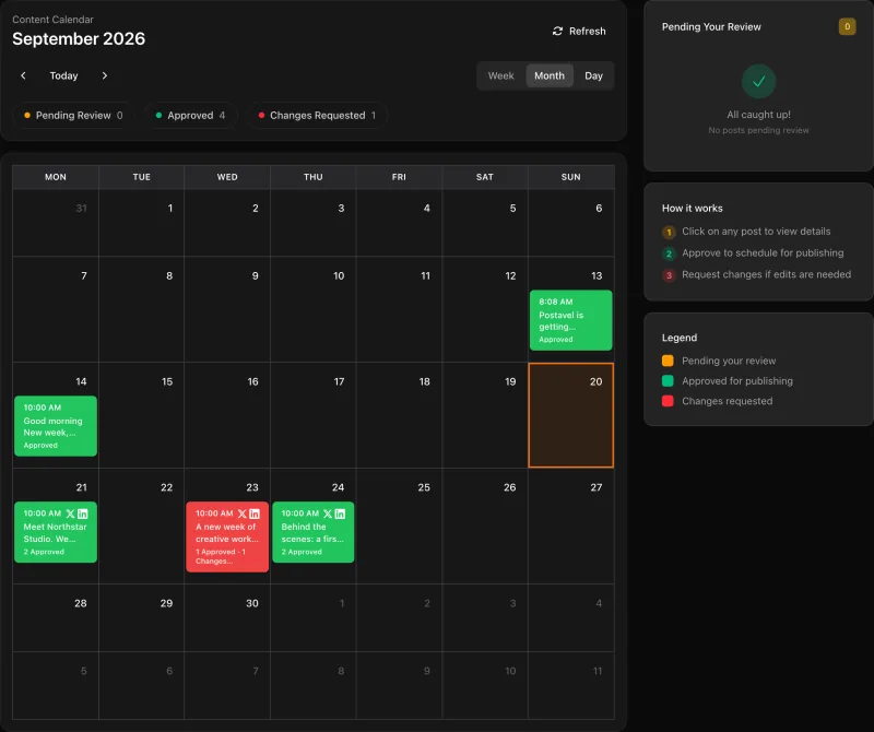 Collect feedback and approvals